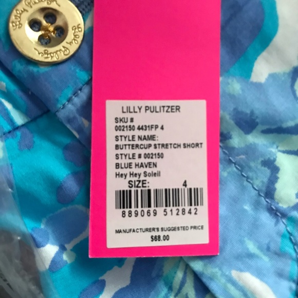 NWT Lilly Pulitzer Buttercup Scallop Hem Shorts - Picture 3 of 3